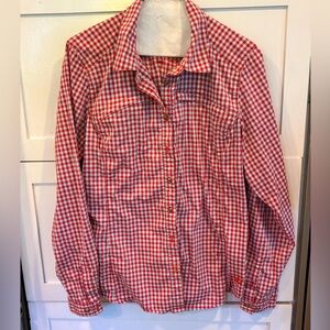 ORVIS WOMEN'S RIVER GUIDE GINGHAM TECH SHIRT/FUSCHIA CHECK